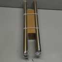 Warm Gold Curtain Rods for Windows 72 to 144 Inches Adjustable Length Heavy Duty 1" Diameter Brass Window Curtain Rod with Solid Metal Finials for Outdoor Farmhouse Bedroom Kitchen Living Room