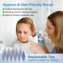 Ear Irrigation Kit, Manual Earwax Removal, Safe Ear Cleaning for Built-Up Wax, Effective Ear Irrigation Flushing System, Gentle Ear Flushing Kit for Adults and Kids at Home