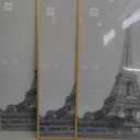 upsimples 11x17 Picture Frame Natural 3 Pack, Scratch-Proof 11 x 17 Poster Frames for Photo Gallery - Slide-In Strips, Horizontal or Vertical Wall Mounting