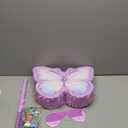 Butterfly Piñata - Purple Butterfly Piñata with Stick, Blindfold and Confetti for Butterfly Themed Birthday Party Game Supplies Decorations (16”x12”x3”)
