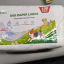 Dog Diaper Liners Booster Pads, 100ct Disposable Dog Diapers Inserts Male Female for Washable Doggie Belly Bands Wraps Covers Period Panties(Regular)