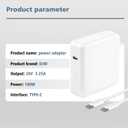 Mac Book Pro Charger - 100W USB C Charger Fast Compatible with MacBook pro/Air iPad Pro 12.9, 11 inch 2025-2018 M5 M4 M3 M2 M1 and All USB-C Laptops and Phones