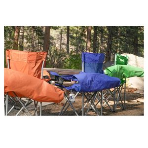 Anytime Chair for Camping, Sports, and The Outdoors w/Carry Bag, Camping Chairs for Adults, Folding Chair for Outside, (by Caddis Sports) pair