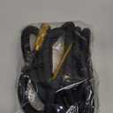 Flexi Hose Lightweight Expandable Garden Hose, 25FT -Retractable Garden Hose, Water Hose - No-Kink Flexibility, 3/4 Inch Solid Brass Fittings and Double Latex Core (Black)