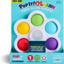 Chuckle & Roar - Pop It! and Learn - Educational and Electronic Popping Toy - Learn Numbers & Letters in Spanish or English - Great for Ages 6 Months to 2 Years (Small)