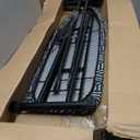 caius Ironing Board, Compact and Space Saver Full Size Ironing Board, Extra Wide Ironing Area with Extra Thick Heavy Duty Padded Cover, Stable Structure, Easy to Fold (43 X 13)