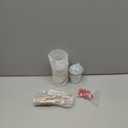 Soulchen 18 Pcs Mini Fishing Birthday Party Decorations Includs 6 Fish Cupcake Pole Picks 6 Mini Tackle Bait 6 Bobber for Gone Fishing Theme Supplies Ocean Party Cake Decor