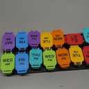 Extra Large Weekly Pill Organizer - 7 Day AM/PM Pill Box, Twice a Day XL Pill Container for Vitamins and Supplements, Airtight & Detachable Design, Ideal for Daily Medication Management