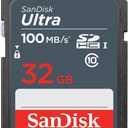 SanDisk 32GB Ultra 100MBs SDHC Memory Card