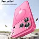ESR for iPhone 17 Pro Case, Camera Control Cover, Compatible with MagSafe, Shockproof Military-Grade Protection, Magnetic Phone Case for iPhone 17 Pro, Classic Hybrid Case, Frosted Pink