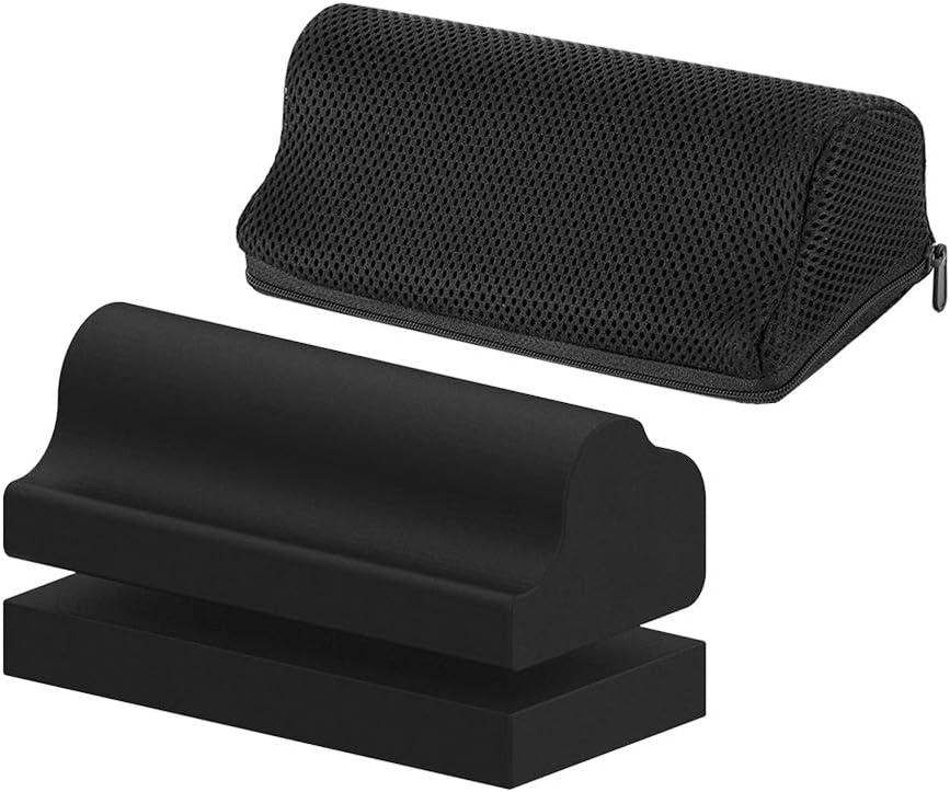 StrongTek Cervical Neck Wedge  Firm Foam Orthotic Block for Neck Curve Restoration, Support for Posture Correction, Headache Relief, and Cervical Traction at Home