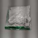 Women's Sexy High Waisted Ruched Back Cheeky Thong Bikini Swimsuit Bathing Suit Bottoms (White) Medium