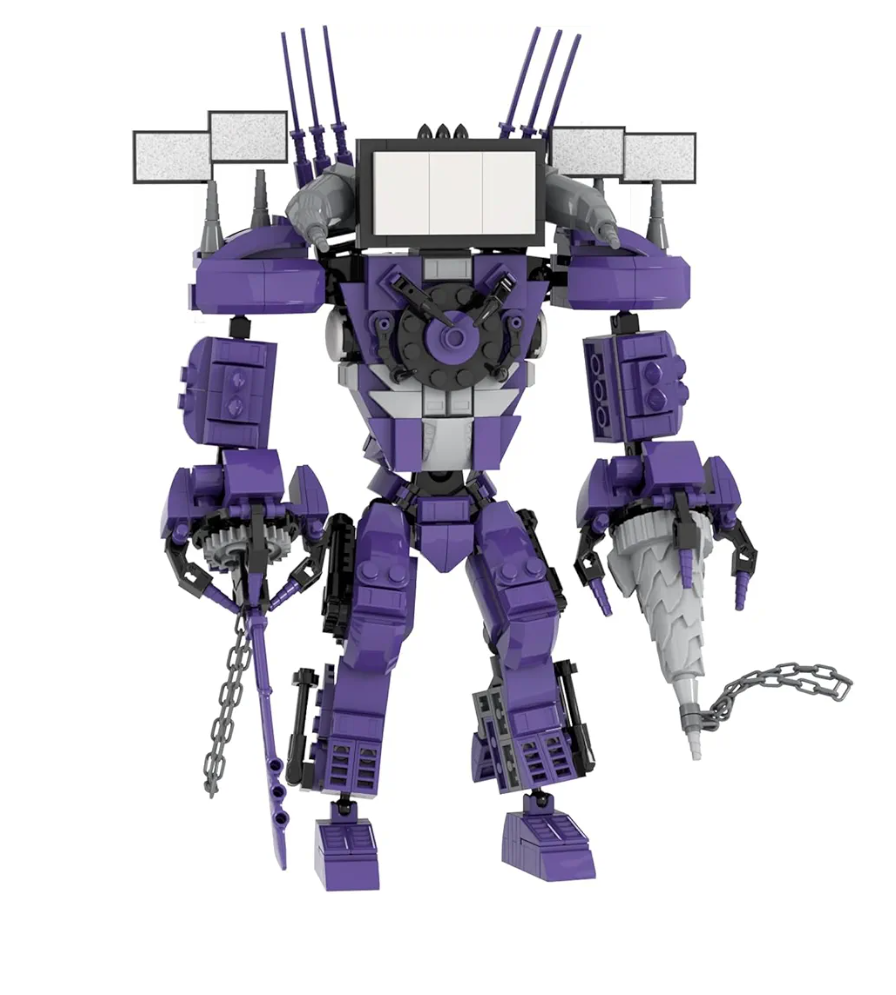 Toilet Blocks Toys TV Man Building Blocks Toys,Construction Playset Blocks Action Figure Building Blocks for Adults Kids 474 PCS