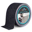 Lifegrip Anti Slip Tape, 3 Inch x 25 Foot Non-Slip Traction Grip Tape for Stairs, Waterproof Stair Treads Grip Non Slip, Non Skid Tape for Steps, Outdoor Black Grip Tape (3" X 25')