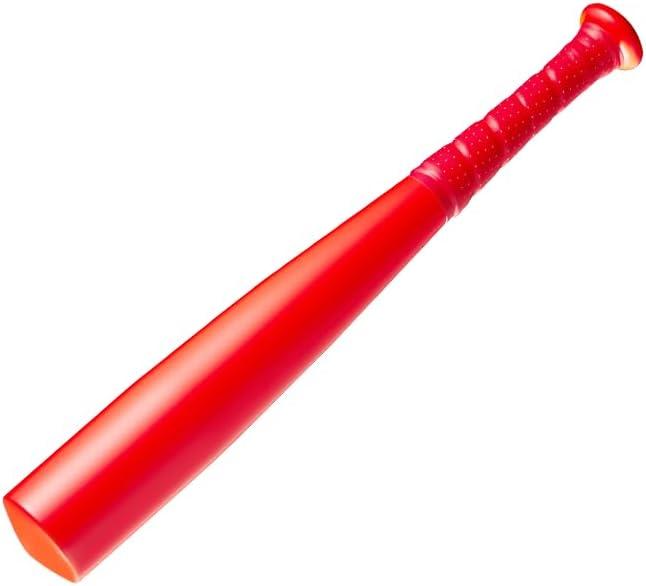 Baseball Bat, Aluminum One Hand 17-Inch Training Bat, Softball Bat, Home/Car/Self Defense, Batting Practice, Aluminum Bat, Truck Tire Checker Bat (Neon Red)