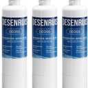 11032531 BORPLFTR50 Water Filter Replacement Compatible with Bosch Thermador Ultra Clarity Pro B36CL80ENS, 12028325, WFC100MF, BORPLFTR55, B36CL81ENG, 3 Pack, By DESENRUIS