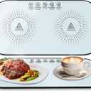 14 x 7 Electric Heating Tray for Food, One-Button Switch, Ideal for Keeping Meals and Drinks Warm