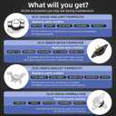 UpgradedDC47-00019A Dryer Heating Element for Samsung DV45H7000EW/A2 DVE50R5200W/A3 DV40J3000EW/A2 DV42H5000EW/A3 DVE50M7450W/A3 DV42H5200EW/A3 DV48H7400EW/A2 DVE50R5400V/A3 DV42H5200EP/A3