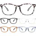 BLS BLUES Reading Glasses for Women for Home, Office & Driving - HD Clear Readers with Blue Light Blocking Protection