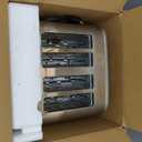Cuisinart 4 Slice Compact Stainless Steel Toaster with Extra-Wide Slots for Bread, French Toast, Bagels & Pastries, Defrost & Reheat Functions, CPT-180P1, Brushed Stainless, Removable Crumb Tray