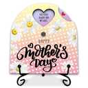 Meaningful Wooden Decor For Mom, 6 Reasons To Love Mom, Rotatable Wooden Sign With 1 Iron Stand, Idea Gifts For Mother,Mother Birthday Gifts, Women's Home Office Decor.