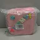 Reusable Insulated Lunch Bag for Kids Teens & Adults with Adjustable Shoulder Strap - Large Durable Lunch Bag Tote for School Travel Picnic Work - Leakproof Design Lunch Carrier (Pink-YUMMY)