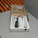 Flameless Candles with Remote  4 Pack Christmas Tree Candles, Battery Operated Snowy Tree Design, 3D Flickering Flame, Safe Holiday Home Decor for Christmas Decorations & Gifts