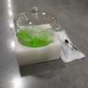 Clear Glass Simmer Pot with Lid for Cooking Potpourri Cookware Saucepan 3L 101OZ Large Pots for Stove Top Visions Stockpots Pan Big Safe Borosilicate Pans