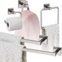 Amerock | Brushed Nickel | Appoint | 5 Piece | Bathroom Accessories Set