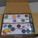 18 Pack Watercolor Paint Set for Kids, 12 Colors Watercolors Paints with Paint Brush, Kids Watercolor Paint Set for Party Favor, Classroom.