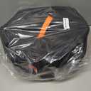 Hat Storage Box for Women & Men, Hardboard Support Hat Boxes with 1 Door Hook Hat Organizer, Cowboy Hat Box for Travel, Hat Bag Hat Case (Black)