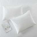 Boryard California King Quilt Bedding Set, 3-Piece Lightweight Soft Coverlet Set (111x106 inches) with 2 Pillow Shams (20x36 inches), White