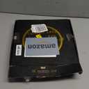 12" Wooden Lazy Susan Turntable for Cabinet  Round Rotating Spice Rack Organizer, White Kitchen Countertop Tray for Dining Table & Pantry Storage (White & Gold)