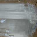 Clear Acrylic Square Display Riser Stand Kit, 7.75" x 7.75" Panels, 11.75" Rods, Multi-Tier (Unassembled), 19 Square Panels, 44 Rods