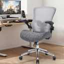 Heavy Duty Office Chair-400lbs, Ergonomic Desk Chair with Wide & Soft 3D Modeling Foam Cushion Home Office Desk Chair with Adjustable Seat Height, Executive Computer Task Chair for Heavy People, 21.06" W x 20.7" D x 39.8" H