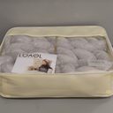 Loaol Baby Braided Bed Crib Bumper Newborn Crib Soft Pillow Sleeping 3 Meters Grey
