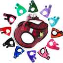 EcoBark Baby Pink Step in Dog Harness - Step in Mesh Dog Harnesses - Safe & Secure Wrap Around Body Halter Vest (Small- 7 to 10 lbs - Chest Up to 14 in (Pack of 1))