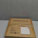 LAMU 12.2'' Wood Lazy Susan Turntable Organizer for Cabinet, 2 Tier Lazy Susan Spice Rack Organizer for Kitchen, Table Top, Countertop, Pantry, Bathroom