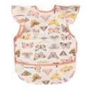 Tiny Twinkle Mess Proof Baby Bib - Waterproof & Lightweight Baby-Led Weaning Apron | 100% Recycled Polyester, Easy Clean & Machine Washable (Flutter, Small 6-24 Months)