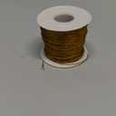 1mm Spool Gold Metallic Cord Tinsel String Jewelry Braided Thread, Total Length 109 Yards/ 328 Feet (Gold)