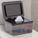 Wipes Dispenser Seal-Designed Wipe Dispenser Holder Wipes Case Box for Bathroom Keep Wipes Fresh, Dust-Proof & Non-Slip