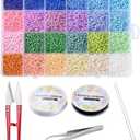 Locsanity Loc Sprinkles Complete Installation Kit Glass Beads - Locs, Sisterlocks, Dreadlocks, Microlocks, Dreads (Complete Kit)