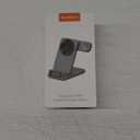 Wireless Charger Stand Compatible with MagSafe, SwanScout 708M, Foldable 3 in 1 Magnetic Wireless Charging Station for iPhone 16/15/14/13 Series, Travel Charger for Apple Watch, AirPods (No Adapter)