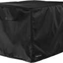 Outdoor Generator Cover 32x24x24 Inches, 600D Heavy-Duty Oxford Fabric, Dustproof and Waterproof Protection for Generators, Suitable for Most 5000-10000W Generators.Black