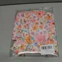 Flowy Shorts for Women Casual Boho Floral Skorts Ruffle Mini Skirts Running Tennis Butterfly Chiffon Shorts (S)