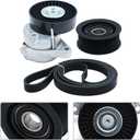 EATAKWARD C320 Tensioner Pulley 1122000970 Belt Tensioner with Pulley Assembly Kit Replacement for Mercedes-Benz C240 C280 CL500 CLK320 E320 E430 E500