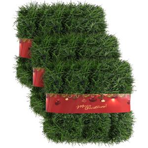 150FT Artificial Christmas Garland - Classic Soft Green Vine for Large Venues & Events - Durable Outdoor/Garden/Home Festive Holiday Decor with Weather-Resistant Material