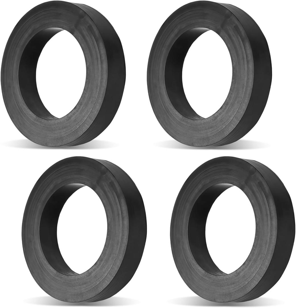 4-Pack 83996 Flush Valve Seal Gasket Compatibile with Kohler Toilets, Replace 1032640, K84284, GP83996 and GP83888, Toilet Tank Gasket Replacement for 4.06" OD x 2.56" ID One-Piece Toilet
