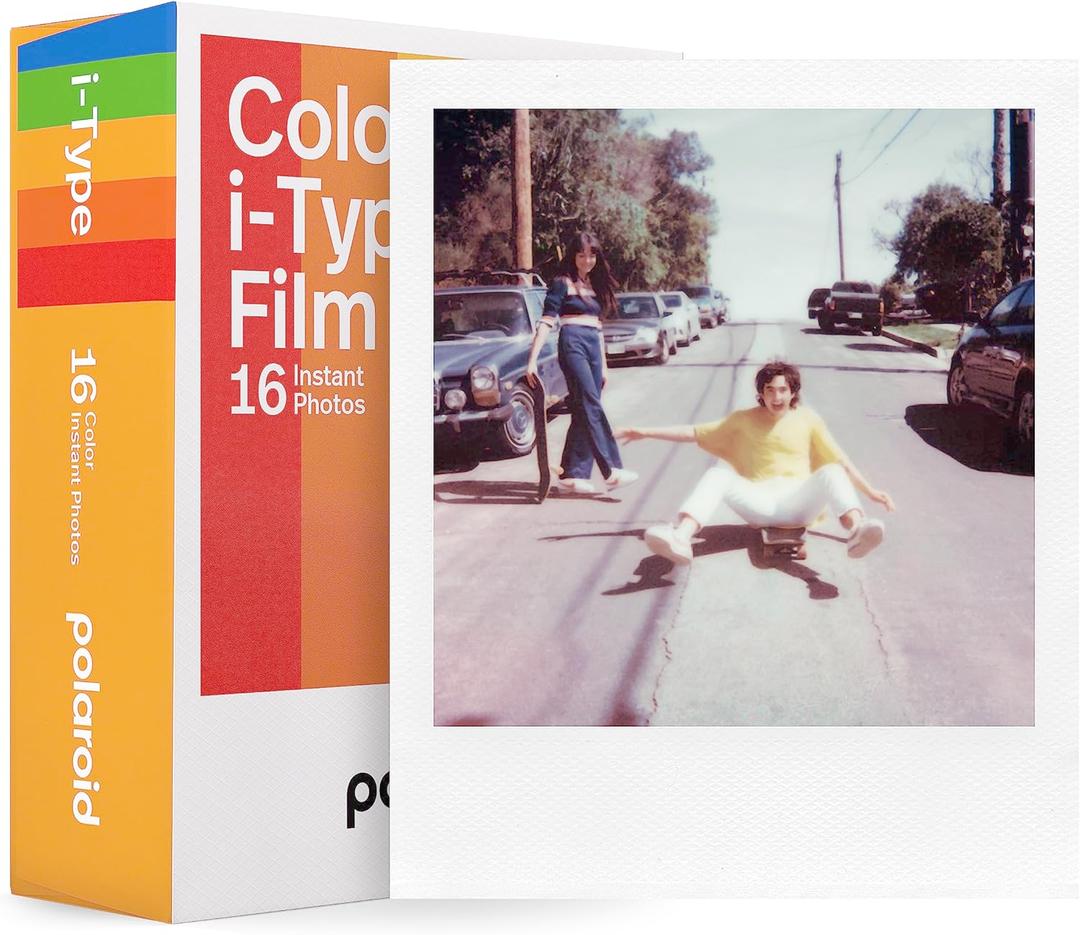 Polaroid Color Film for I-Type Double Pack, 16 Color Instant Photos (6009)