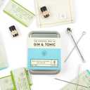 The Cocktail Box Co Gin & Tonic Cocktail Kit - Make Premium Hand Crafted Cocktails Gifts for Him or Her - 1 Kit